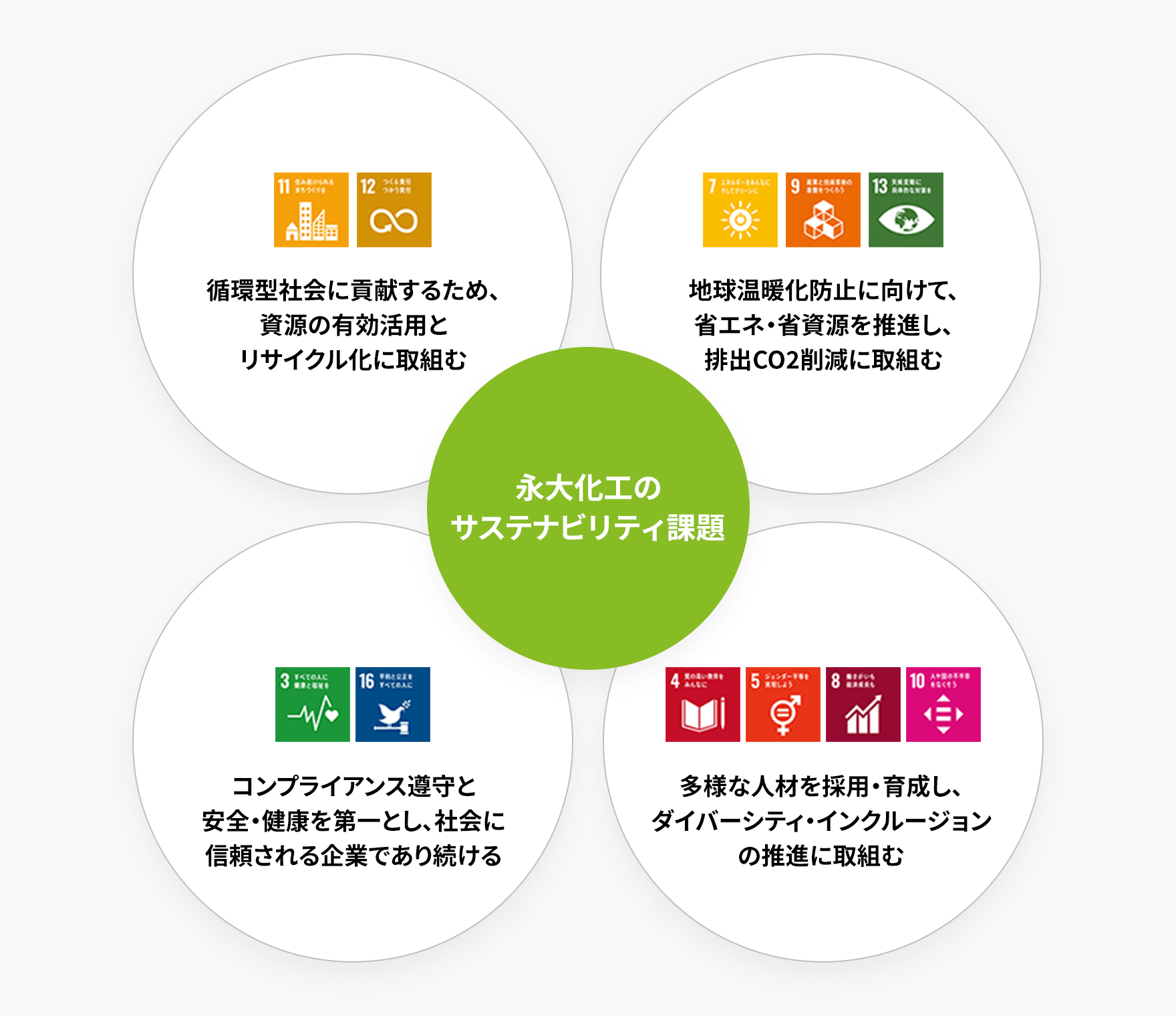 永大化工のサステナビリティ課題